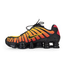 BLACK/ORANGE SHOX TL SNEAKERS