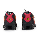 BLACK/ORANGE SHOX TL SNEAKERS