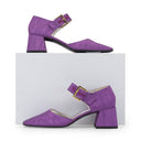 VIOLET THICK STRAP MARY JANE PUMPS