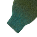 GREEN HYSTERIC GLAMOUR MOHAIR ZIP UP HOODIE