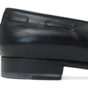 BLACK NERO LEATHER FRONT TASSLE DRESS SHOES