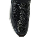 BLACK NERO GIOLLY PATENT CALF SNEAKERS