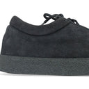 GREY CREPE THICK SHAGGY SUEDE SNEAKERS