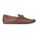 BROWN LEATHER MOCCASIN LOAFERS