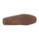BROWN LEATHER MOCCASIN LOAFERS
