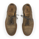 BROWN SUEDE LACEUP OXFORDS
