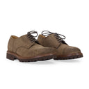 BROWN SUEDE LACEUP OXFORDS