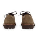 BROWN SUEDE LACEUP OXFORDS
