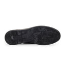 BLACK MONROE CALF CROCODILE SNEAKERS