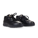 BLACK MONROE CALF CROCODILE SNEAKERS