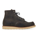 BLACK CHARCOAL LACE UP ANKLE BOOTS