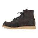 BLACK CHARCOAL LACE UP ANKLE BOOTS