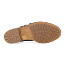 BLACK DOUBLE MONKSTRAP LEATHER DRESS SHOES
