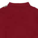 BURGUNDY CHAIN HALF ZIP KNIT SWEATER