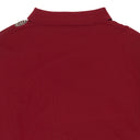 BURGUNDY CHAIN HALF ZIP KNIT SWEATER