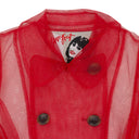 RED TULLE LITTLE TRENCH COAT