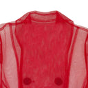 RED TULLE LITTLE TRENCH COAT