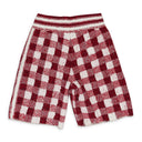 RED/WHITE DEAN HAND CROCHET SHORTS