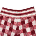 RED/WHITE DEAN HAND CROCHET SHORTS