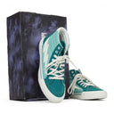 GREEN HIGH TOP SNEAKERS