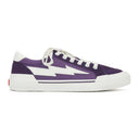 PURPLE/WHITE LOW TOP SNEAKERS