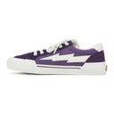 PURPLE/WHITE LOW TOP SNEAKERS