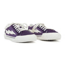 PURPLE/WHITE LOW TOP SNEAKERS