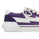 PURPLE/WHITE LOW TOP SNEAKERS
