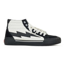 WHITE/BLACK HIGH TOP SNEAKERS