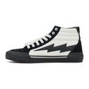 WHITE/BLACK HIGH TOP SNEAKERS