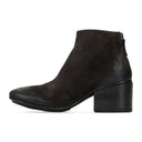 BROWN 'FUNGHETTO' CALF/DEER LEATHER ANKLE BOOTS