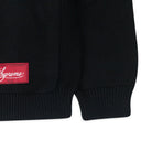 BLACK FOOTBALL HOODED HOODIE