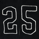 BLACK FOOTBALL HOODED HOODIE