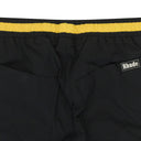 BLACK/CREAM CURVE PANEL TRACK PANTS
