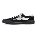 BLACK/WHITE LOW TOP SNEAKERS