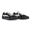 BLACK/WHITE LOW TOP SNEAKERS
