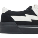 BLACK/WHITE LOW TOP SNEAKERS