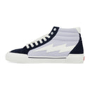 PURPLE/NAVY HIGH TOP SNEAKERS