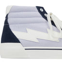 PURPLE/NAVY HIGH TOP SNEAKERS