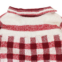 RED/WHITE WIM HAND CROCHET BLAZER