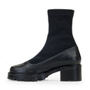 BLACK CHRISTINA SOCK BOOTIES