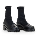 BLACK CHRISTINA SOCK BOOTIES