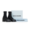 BLACK CHRISTINA SOCK BOOTIES
