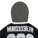 MURD333R.FM  BLACK/WHITE LA LC333 HOODIE