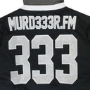 MURD333R.FM  BLACK/WHITE LA LC333 HOODIE