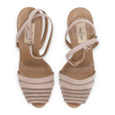 PINK ROCKSTUD SANDAL PUMPS