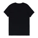 BLACK BUMPY CONTRAST RINGER T-SHIRT