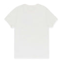WHITE BUMPY CONTRAST RINGER T-SHIRT