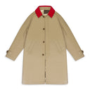 BEIGE MENS WOVEN RAINCOAT
