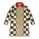 BEIGE MENS WOVEN RAINCOAT